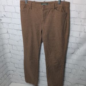 Lauren Ralph Lauren Straight Leg Houndstooth Pants